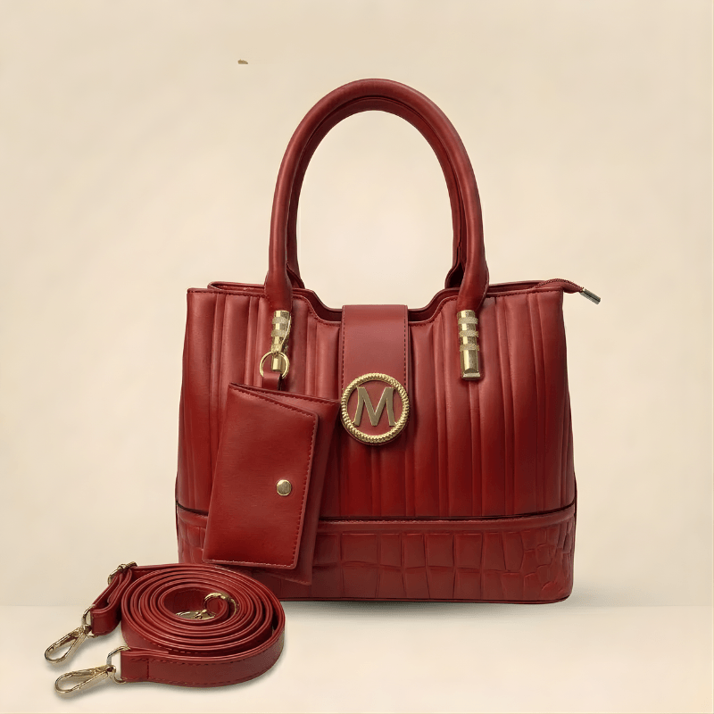 Premium Quilted Ladies Hand Bag With Pouch SC-141