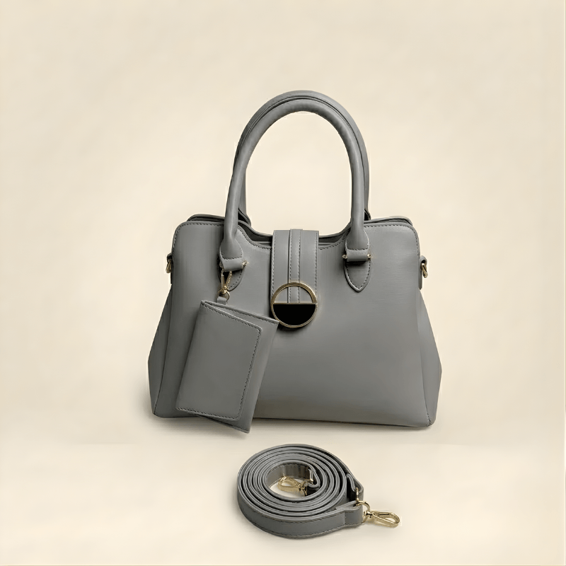 Luxury Smooth Ladies hand Bag With mini Pouch SC-155