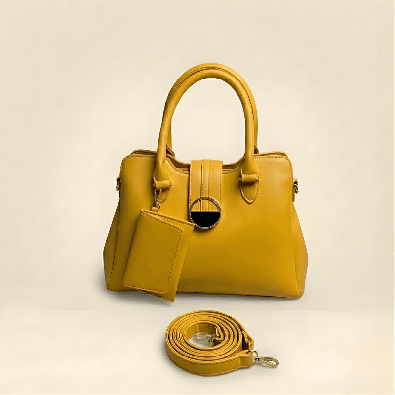 Luxury Smooth Ladies hand Bag With mini Pouch SC-155