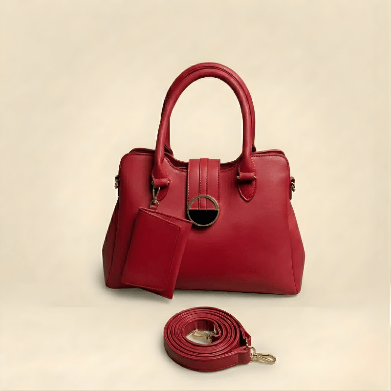 Luxury Smooth Ladies hand Bag With mini Pouch SC-155