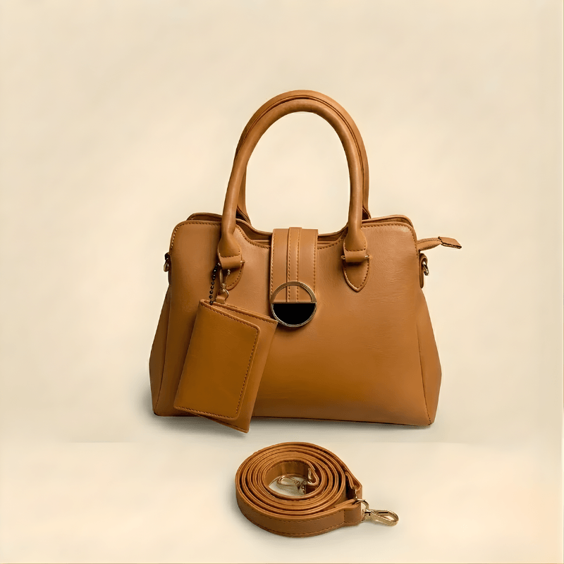 Luxury Smooth Ladies hand Bag With mini Pouch SC-155