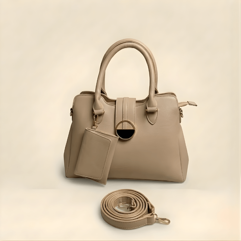Luxury Smooth Ladies hand Bag With mini Pouch SC-155