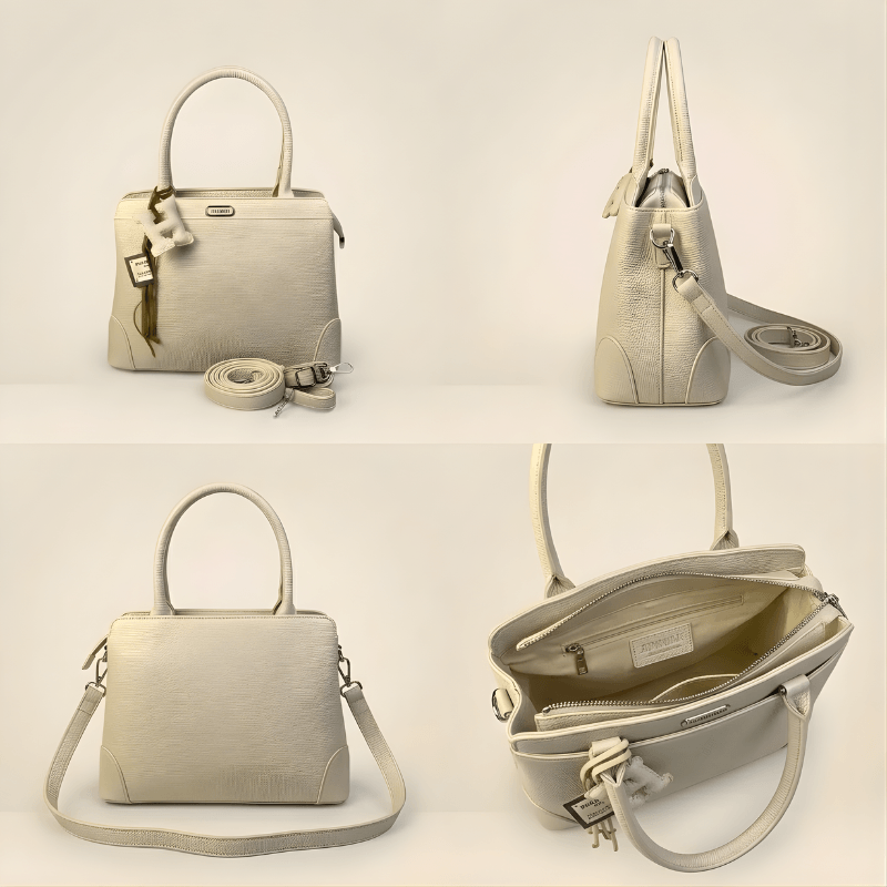 Premium Textured Ladies Hand Bag With Charm SC-144