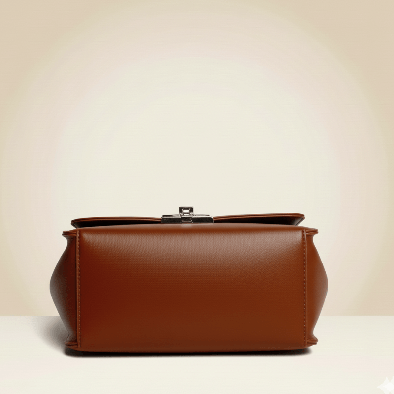 Handbag Modern Chic Black Top-Handle Bag SC_127