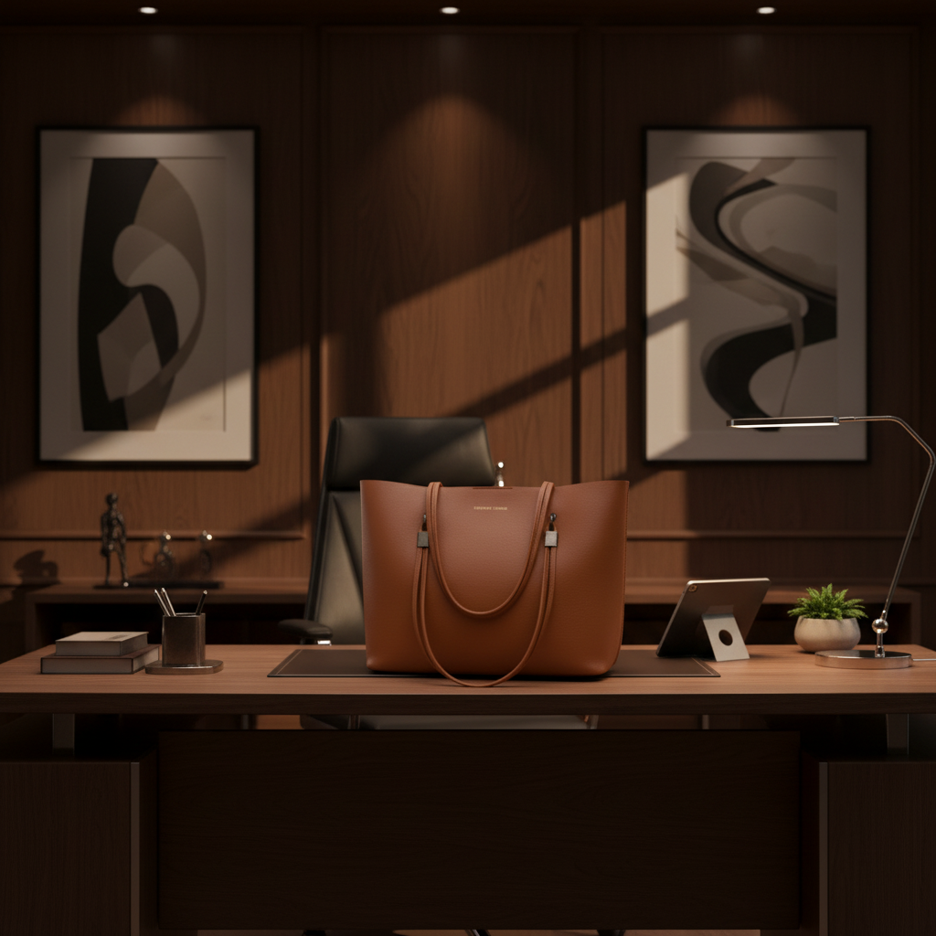 Handbag Vegan Leather, Stylish, Tote. SC-043