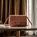 Caramel Quilted Strap Stylish Bag SC-058