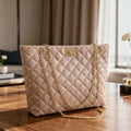 Elegant Quilted Chain Shoulder Bag – Premium Synthtic Leather SC-062