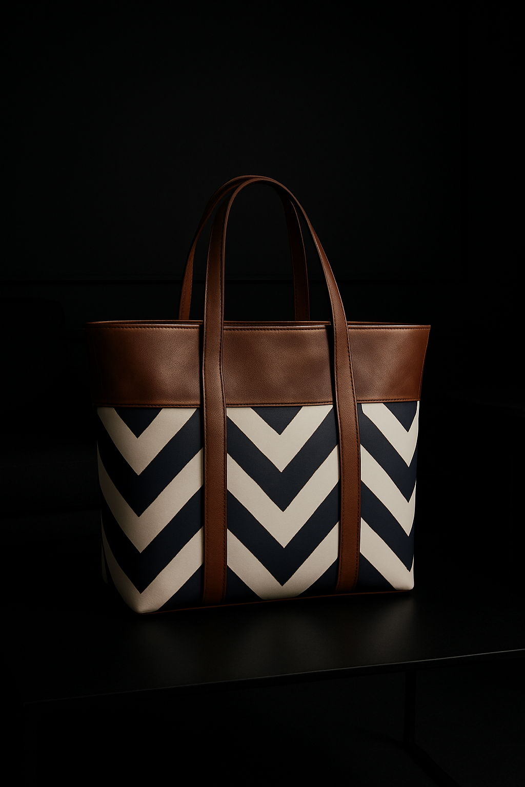 Premium Zig-Zag Pattern Tote Bag SC-061